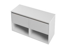 City 46 - 1200 Wall Double - 2 Drawer 2 Open