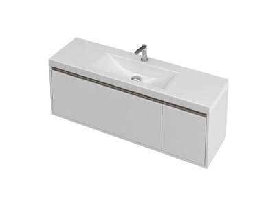 City 35 - 1200 Wall - 1 Door 1 Drawer