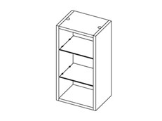 MB Vertical Storage - with Glass Shelves