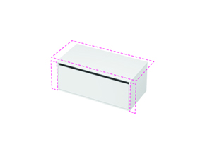 City 50 Wall to Wall - 1001-1100 Wall - 1 Drawer