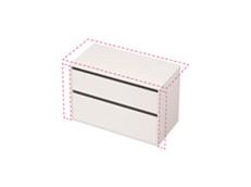 City 50 Wall to Wall - 1001-1100 Wall - 2 Drawer