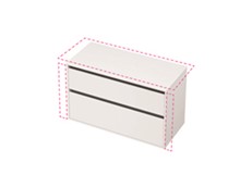 City 50 Wall to Wall - 1101-1200 Wall - 2 Drawer