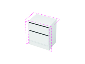 City 50 Wall to Wall - 701-800 Floor - 2 Drawer