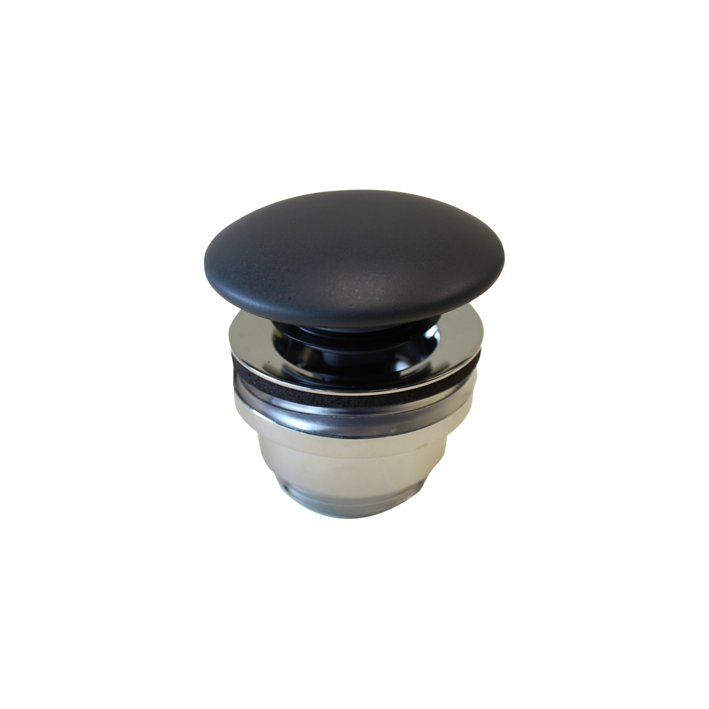 Coloured Ceramic Basin Waste Dusky Matte Black (City 50 &amp; WW)