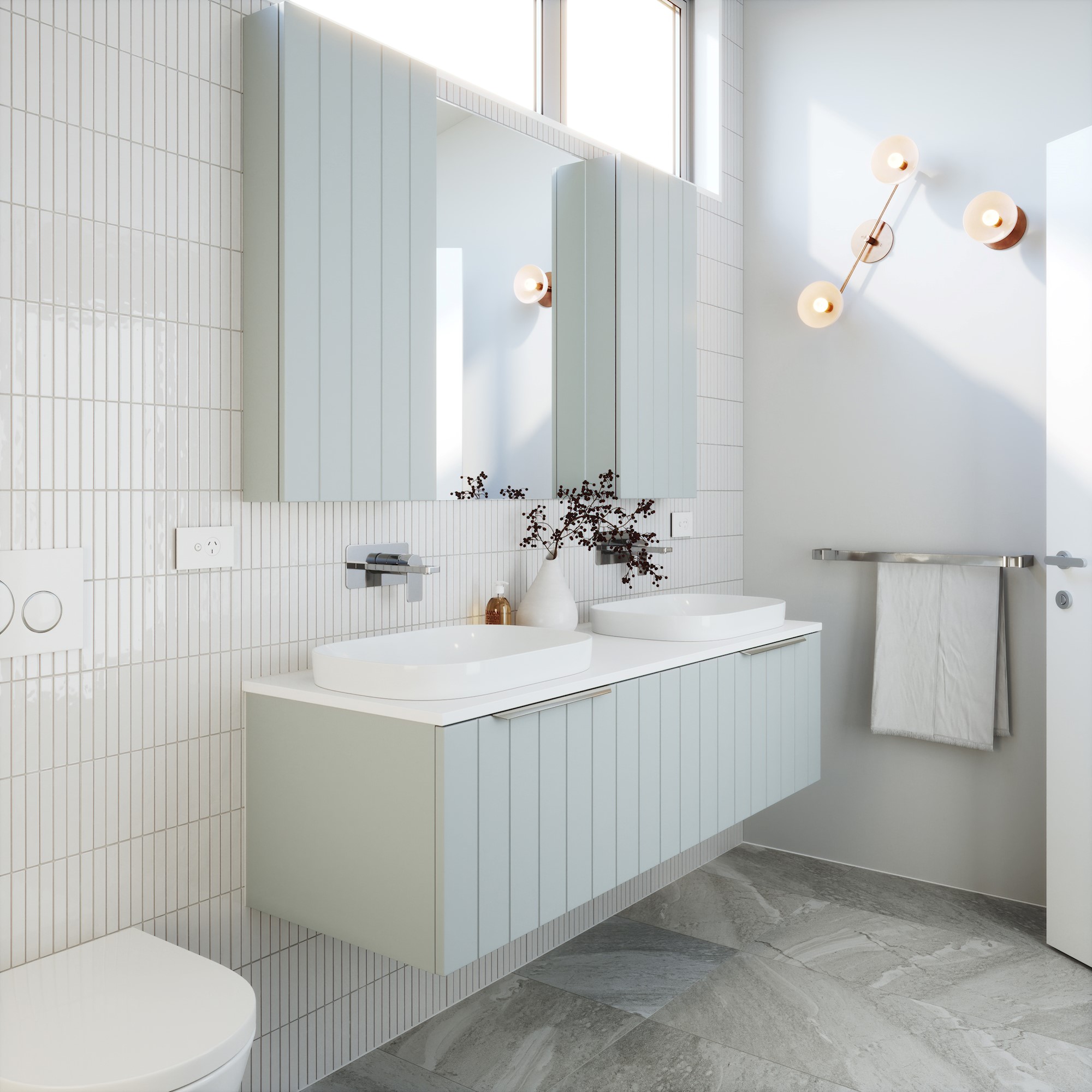 Savoy Mirror Cabinet St Michel Bathroomware
